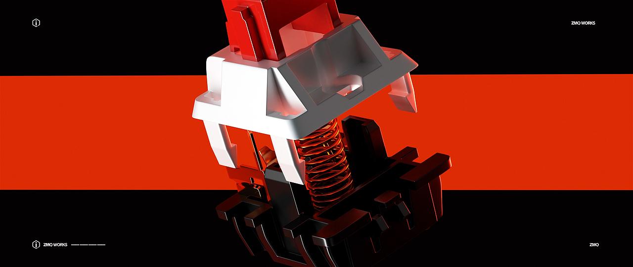 C4D动态学员DJH_WSZZH—键盘动态（图ZMzk4NDk3NjY4） - 产品 - 站酷设计师C4D杨帆原创素材 - 站酷ZCOOL