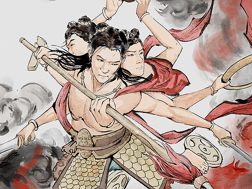 《绘卷封神》哪吒