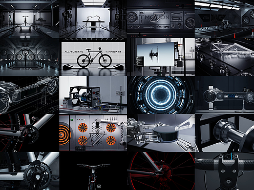 C4D动态学员雨—Vanmoof S5自行车动态