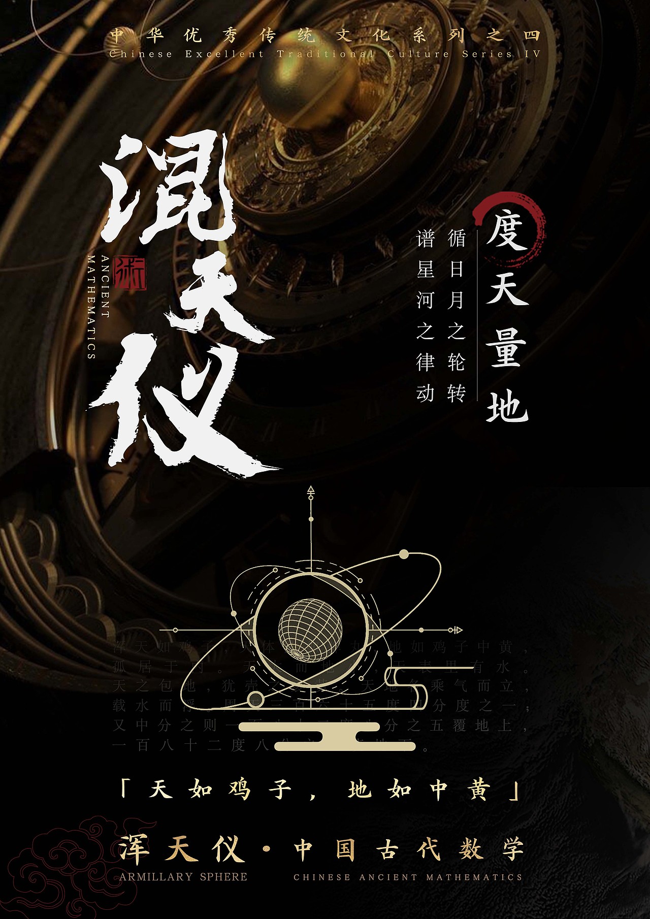 中国古代数学海报