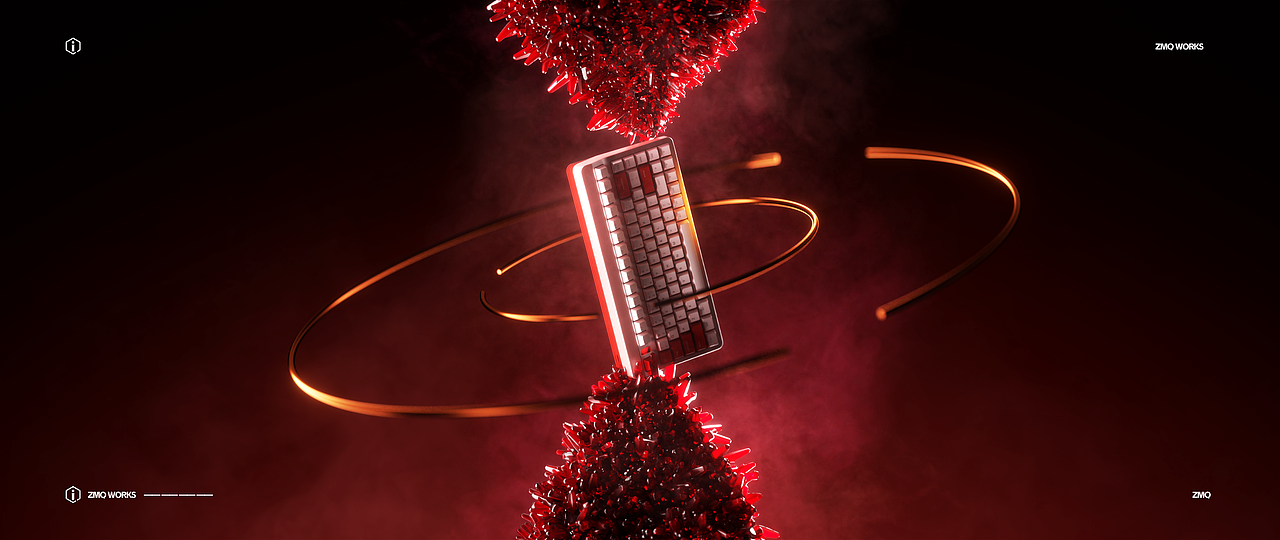 C4D|毕设作品|键盘IQUNIX+A80动态