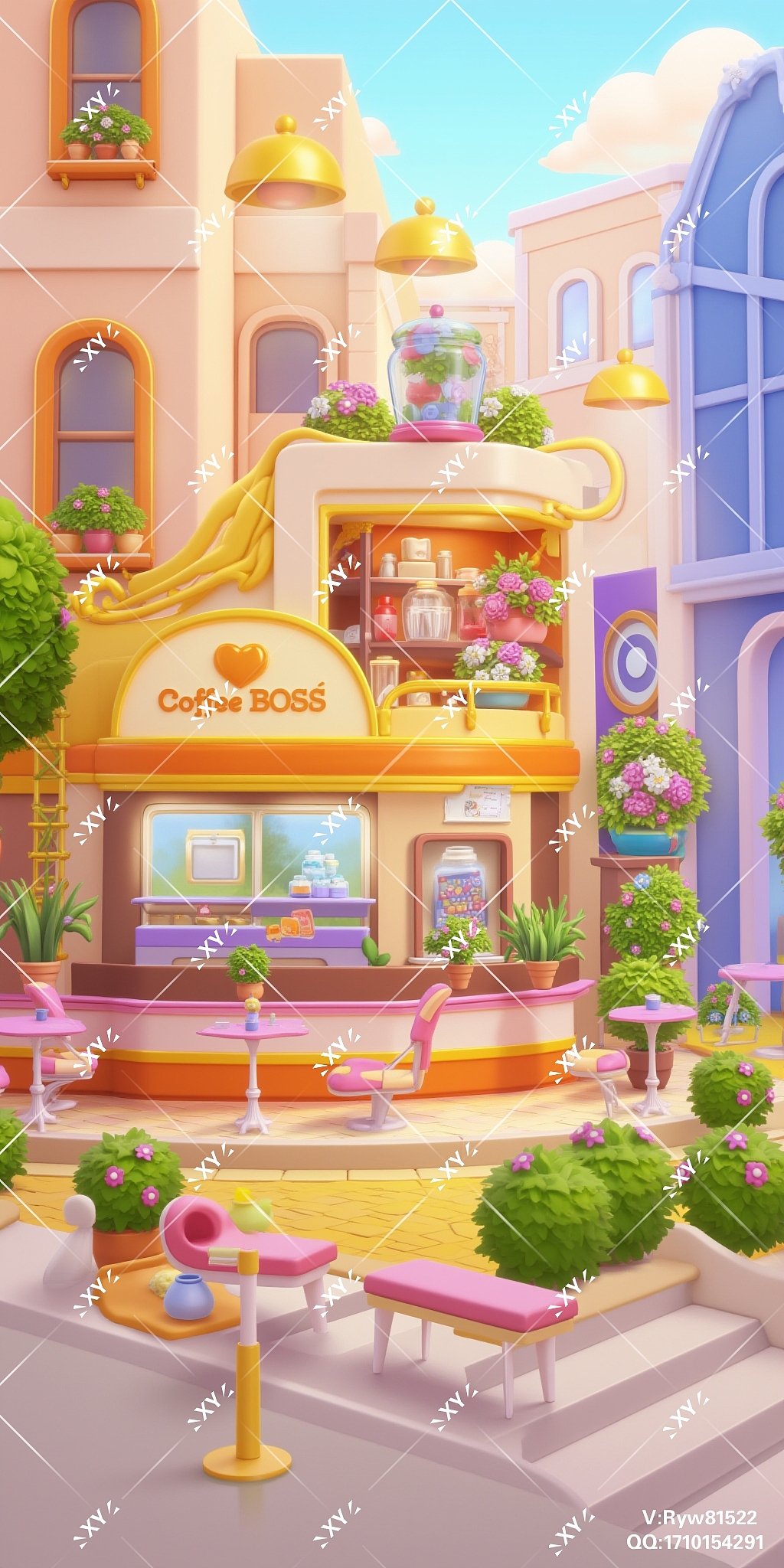 欧美休闲_3D场景（图ZMzk4NTE0NDI4） - 游戏UI - 站酷设计师来秋原创素材 - 站酷ZCOOL