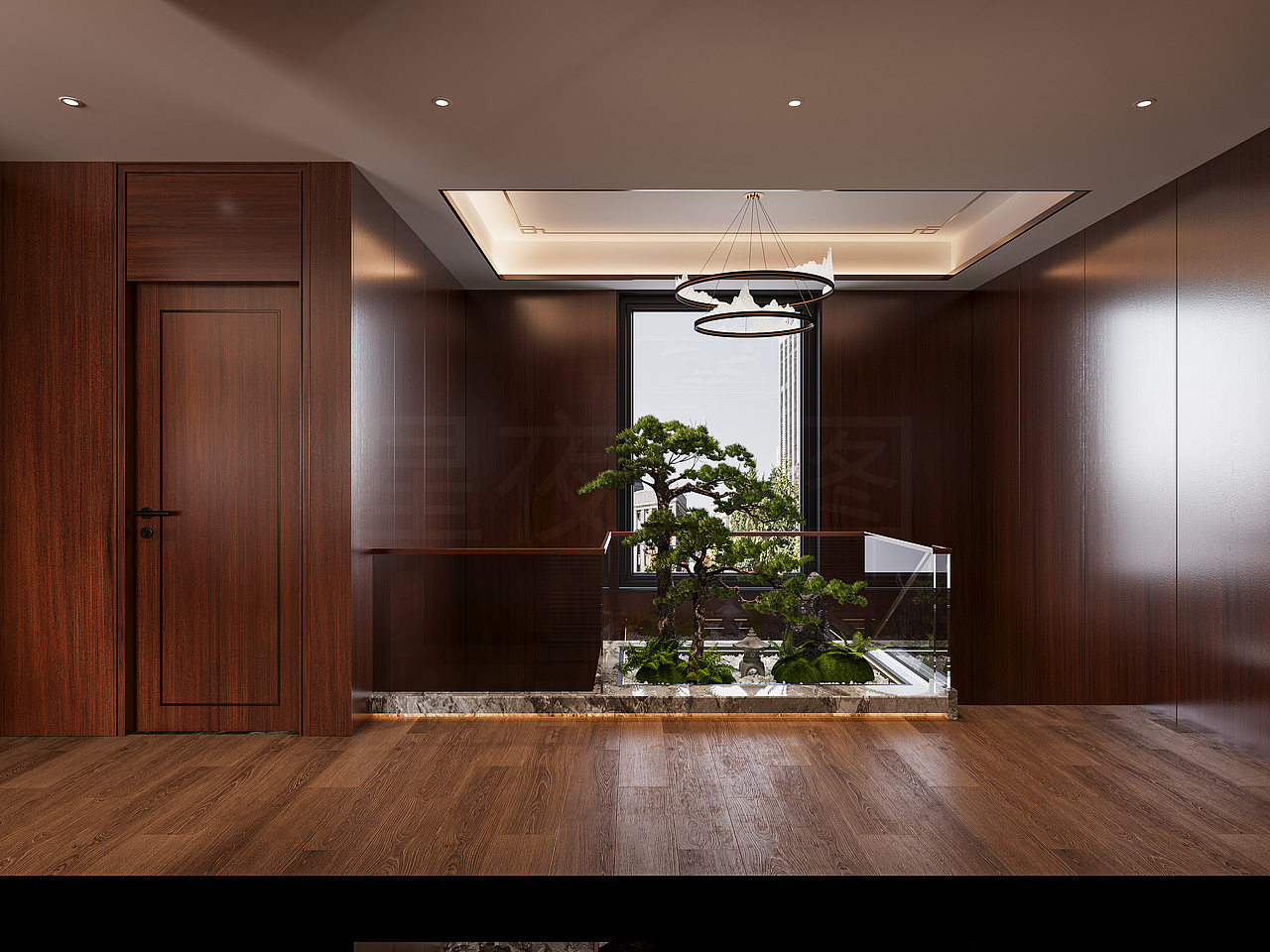 新中式大气木色搭配 尊贵典雅（图ZMzk4NTE2MDYw） - 商业空间设计 - 站酷设计师Z566118354原创素材 - 站酷ZCOOL