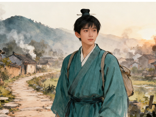  AIGC实验短片|当AI遇上水墨意境，回乡偶书的数字新生