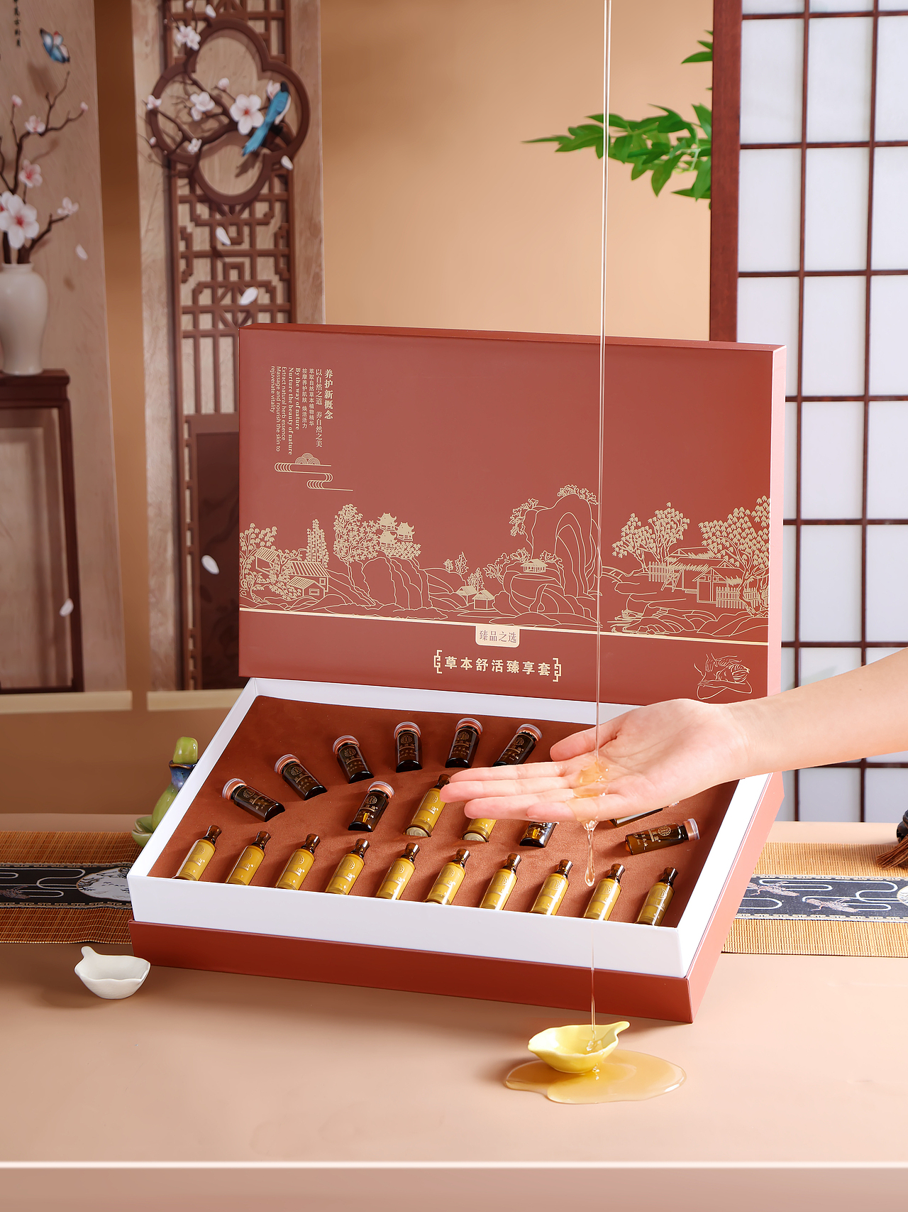 【新中式养生美学产品摄影】当东方雅致邂逅疗愈仪式感