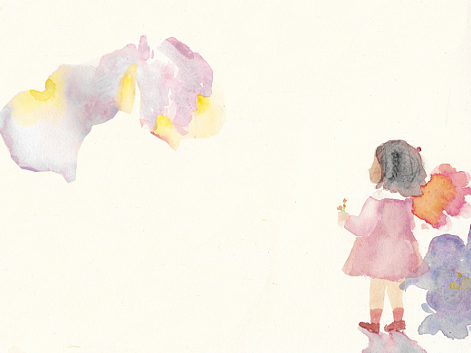 情绪绘本局部稿件展示《千纸鹤》儿童插画