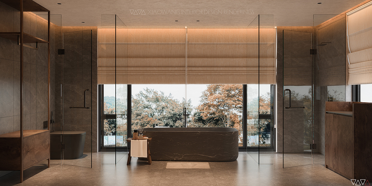 中古风 民宿效果图（图ZMzk4NTIzOTY0） - 酒店餐饮设计 - 站酷设计师地平线室内效果图原创素材 - 站酷ZCOOL