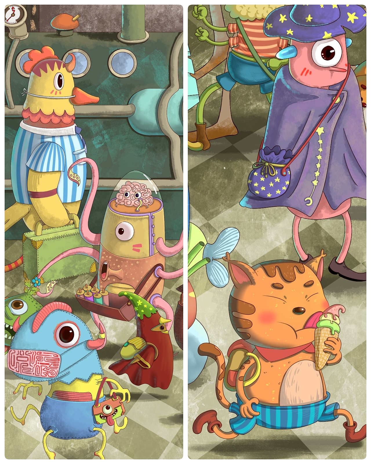 车站（图ZMzk4NTI2NDA4） - 创作习作 - 站酷设计师qinhusen原创素材 - 站酷ZCOOL