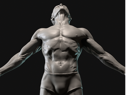 雕个向往的人体