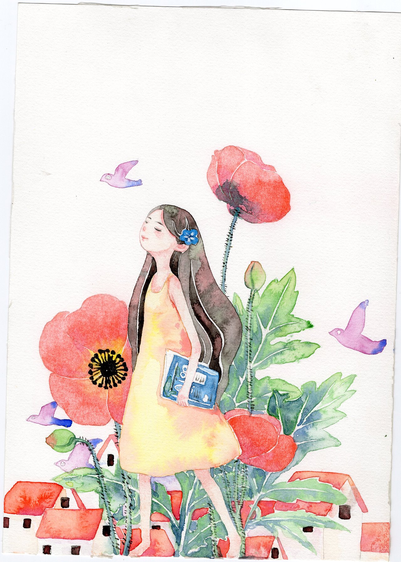 读书叭封面插画