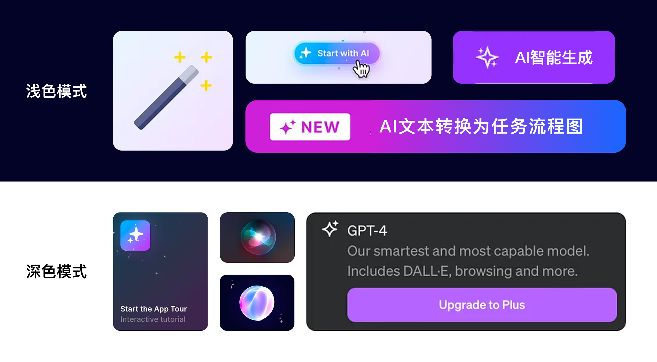 为什么AI产品都爱用「蓝紫色」？（图ZMTUyNzEwNjg=） - 观点 - 站酷设计师Clip设计夹原创素材 - 站酷ZCOOL