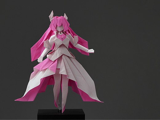 折纸设计 一张纸折出昔涟