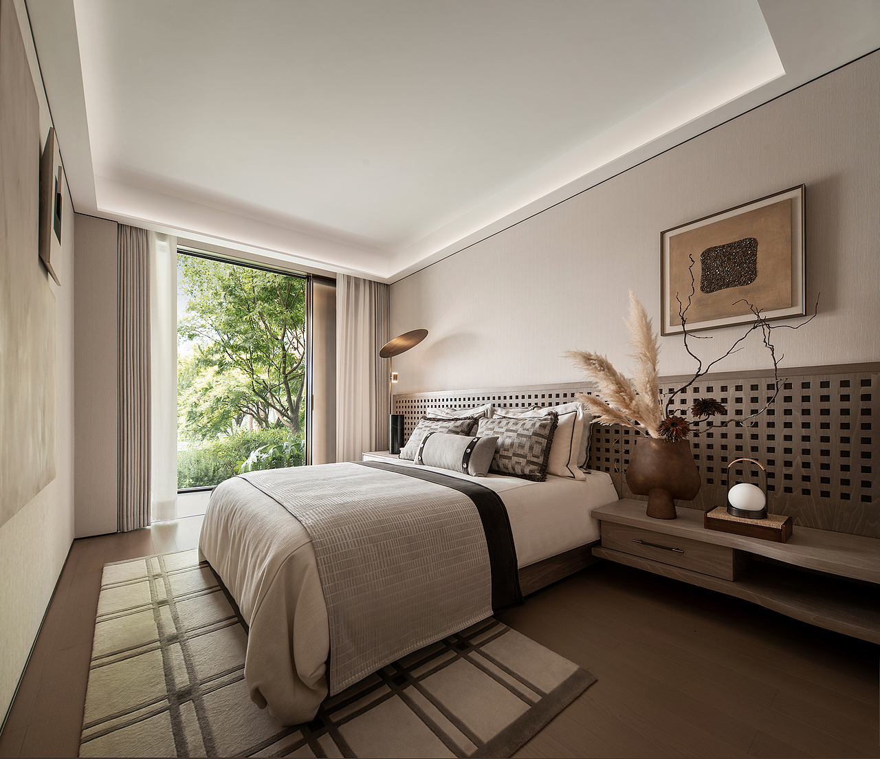 深圳盘石设计 | 成都万华麓湖W2悦溪120样板间（图ZMzk4NTM3NDMy） - 商业空间设计 - 站酷设计师深圳盘石设计原创素材 - 站酷ZCOOL