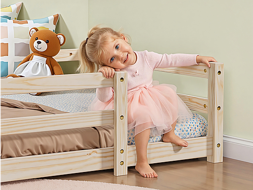 横条地板床-自然色（主图，A+）