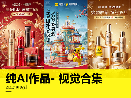 纯AI作品 | 能不能超越99%设计师
