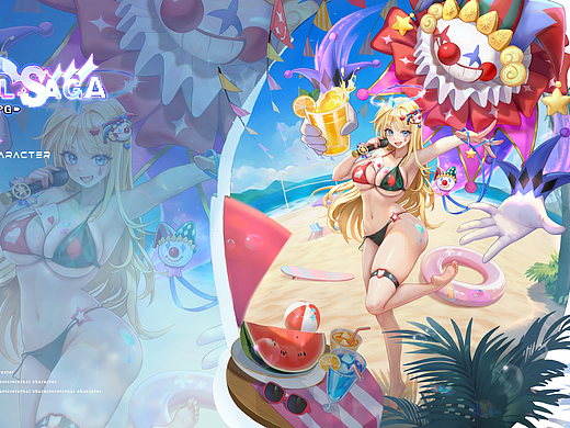 夏日派对《Pixel Saga: Squad RPG》角色