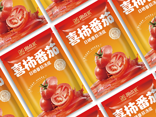 喜柿番茄汤料超级包装策划设计
