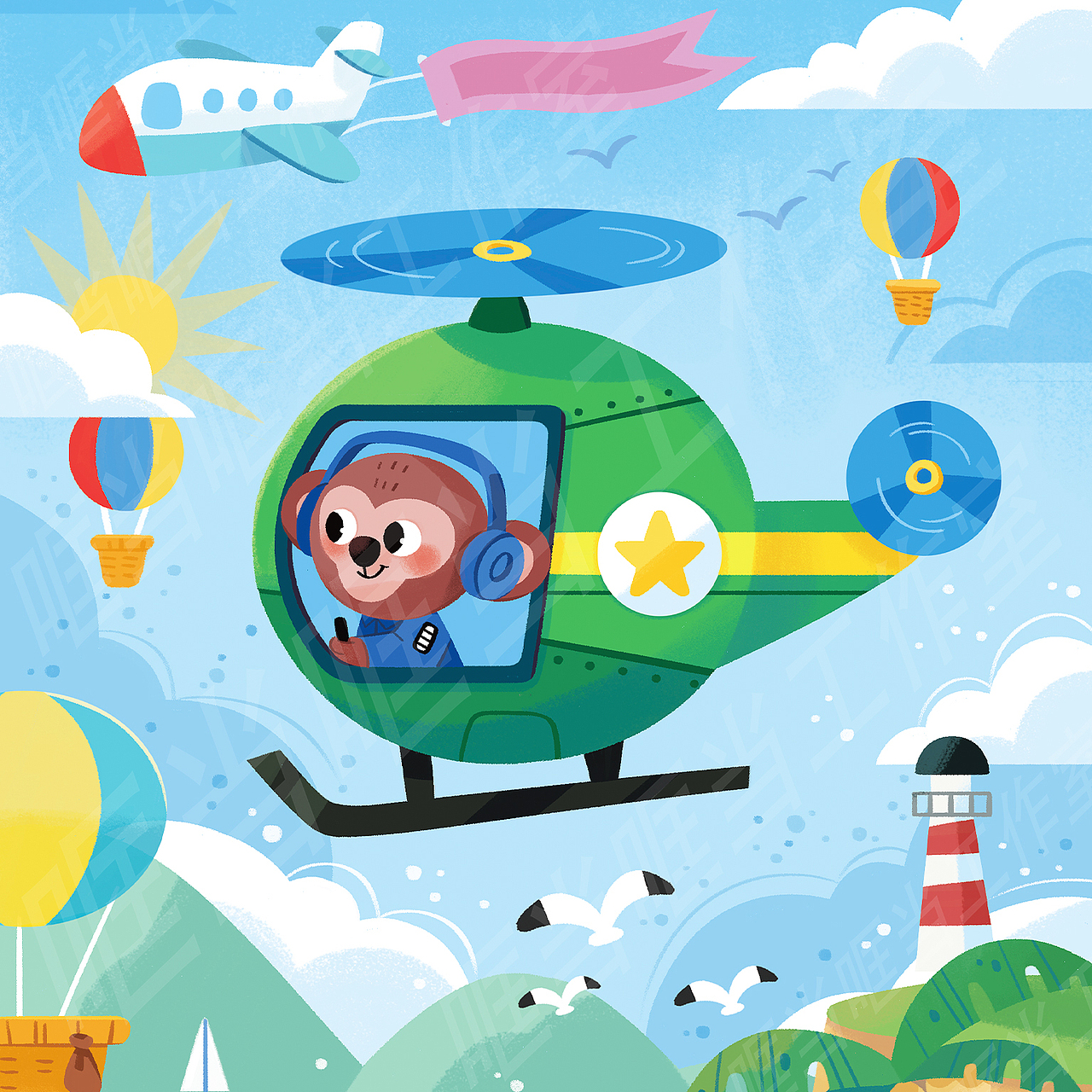 动物拼图插画大集合（图ZMzk4NTYyOTAw） - 绘本 - 站酷设计师哐当哐当工作室原创素材 - 站酷ZCOOL