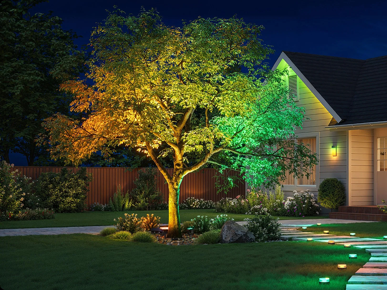 Govee丨户外RGB抱树灯