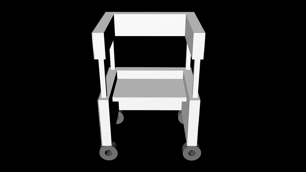 品牌策划-绿豆奶果茶-推车效果图