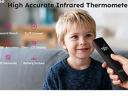 额温枪 亚马逊套图设计