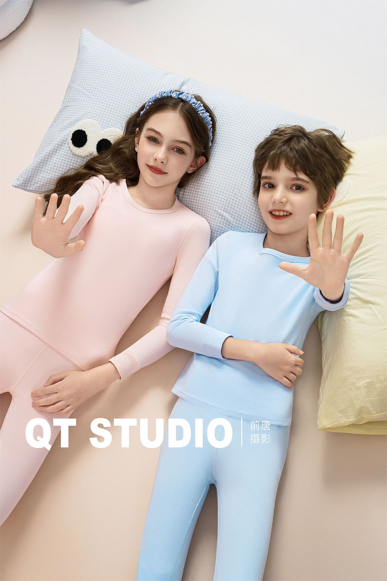 儿童家居服拍摄 保暖内衣拍摄