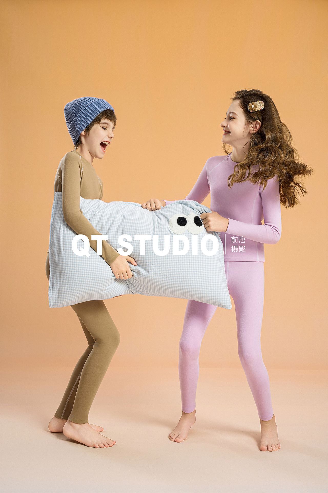 儿童家居服拍摄 保暖内衣拍摄