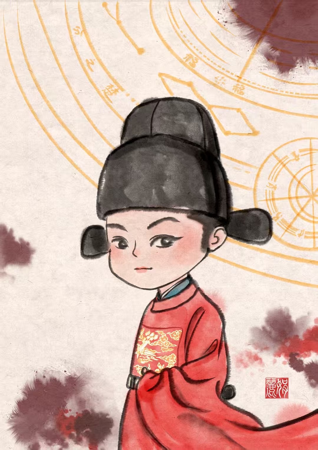《藏海传》人物插画（图ZMzk4NTc5MDY4） - 艺术插画 - 站酷设计师Lizzy毛毛妈原创素材 - 站酷ZCOOL