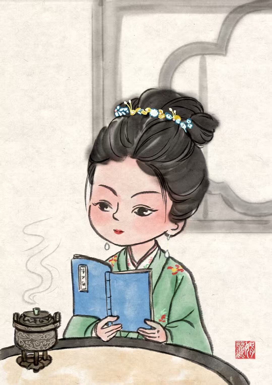 《藏海传》人物插画（图ZMzk4NTc5MTI0） - 艺术插画 - 站酷设计师Lizzy毛毛妈原创素材 - 站酷ZCOOL