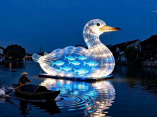 一口气看完25个动物灯光装置