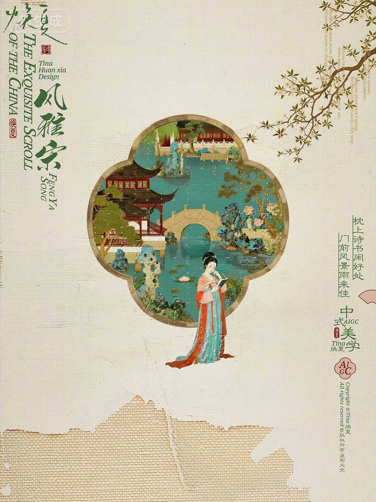 海报设计|中式十大雅事之读书(图ZMzk4NTgyODQ0) - 海报 - 站酷设计师Tina焕夏原创素材 - 站酷ZCOOL