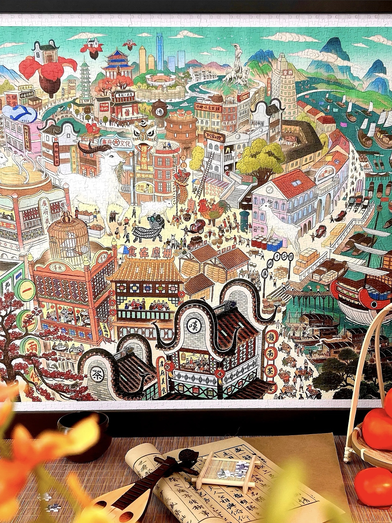 第一次拼图合作献给了3D-JP