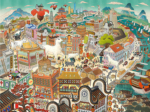 第一次拼图合作献给了3D-JP