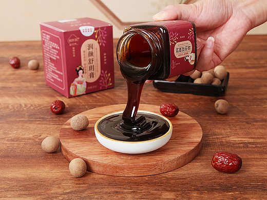 润颜膏姜糖膏拍摄膏滋郑州扬帆视觉电商产品摄影化妆品