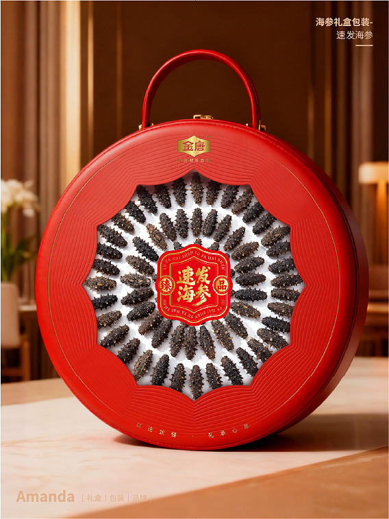 海参礼盒设计创意分析