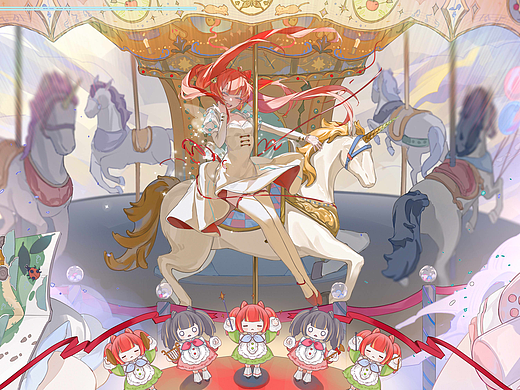 虚拟主播周年图曲绘舰礼