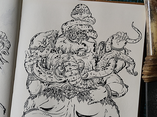 “象神 2.0”四臂六牙象×猪鼻蛇