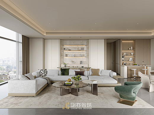 创亦合筑CHONYEE DESIGN｜长沙·润和滨江湾 440平