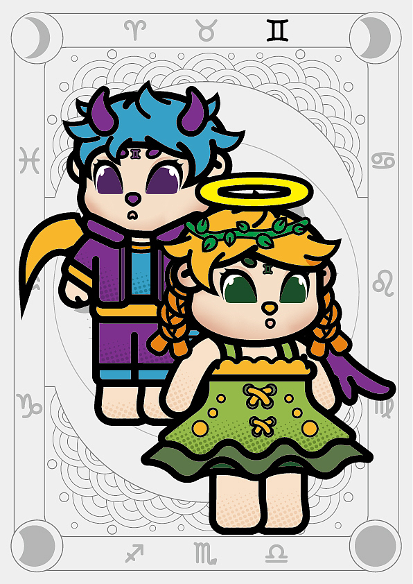 插画设计|十二星座