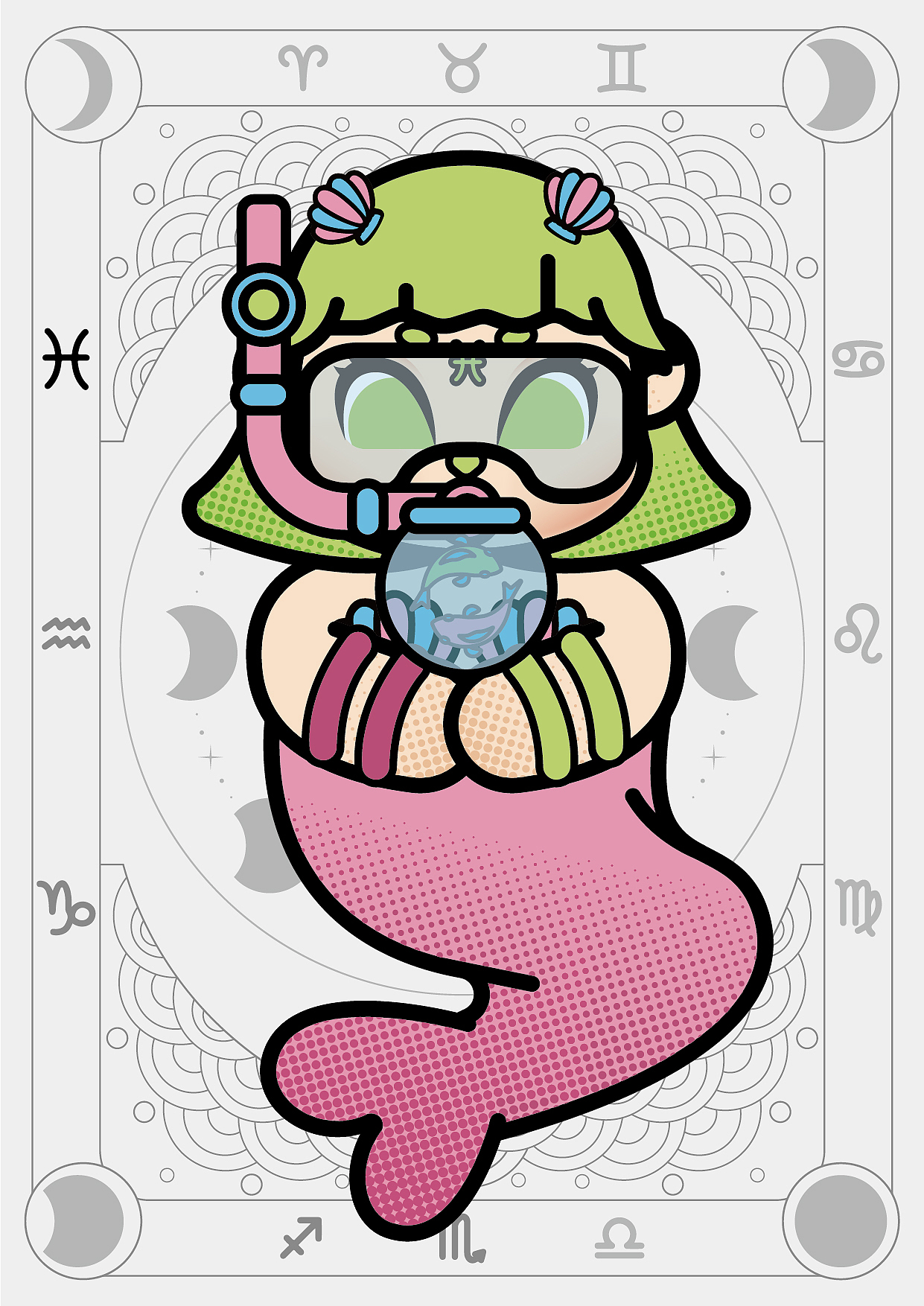 插画设计|十二星座