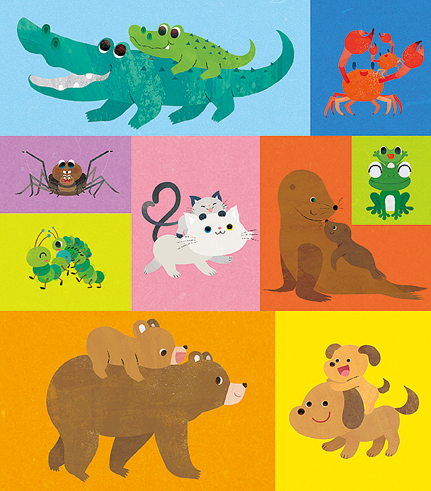 动物体操（图ZMzk4NjEzNzg0） - 绘本 - 站酷设计师橘兔_x原创素材 - 站酷ZCOOL