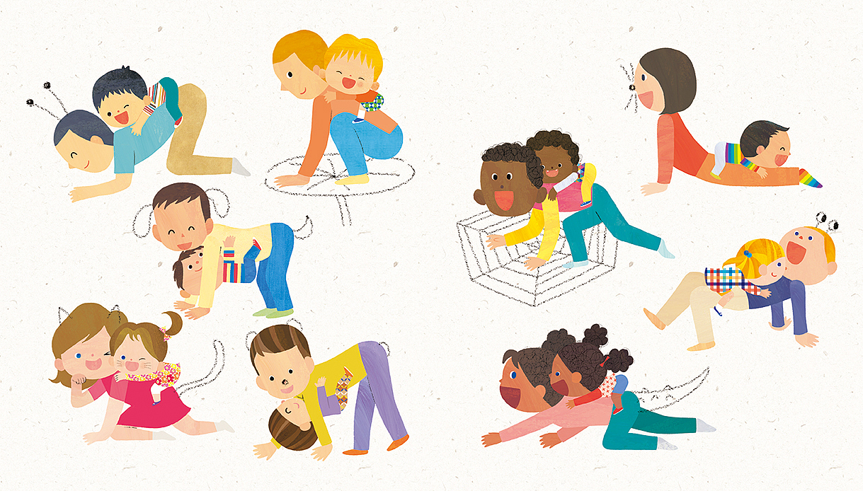 动物体操（图ZMzk4NjEzNzgw） - 绘本 - 站酷设计师橘兔_x原创素材 - 站酷ZCOOL