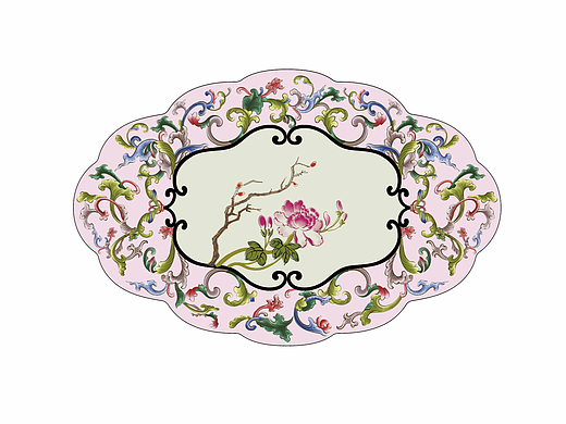 牡丹缠枝纹（已商用）