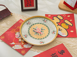 《第二眼美女》| 新年餐具套装 | 盘子
