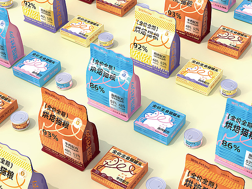 宠悦PetJoy|猫咪宠物食品|包装全案设计|猫粮包装