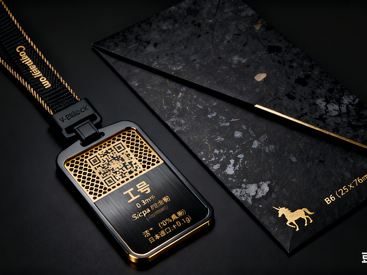 多风格品牌工牌+名片图案设计(企业VI视觉造型定制