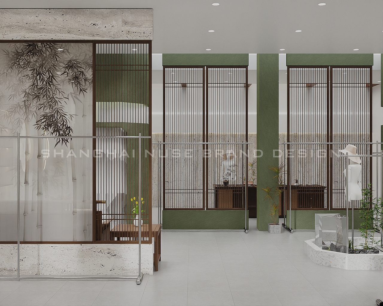 逛服装店像逛中式园林？买衣服变成游园式美学体验（图ZMzk4NjQxNzc2） - 商业空间设计 - 站酷设计师木村空间美学原创素材 - 站酷ZCOOL