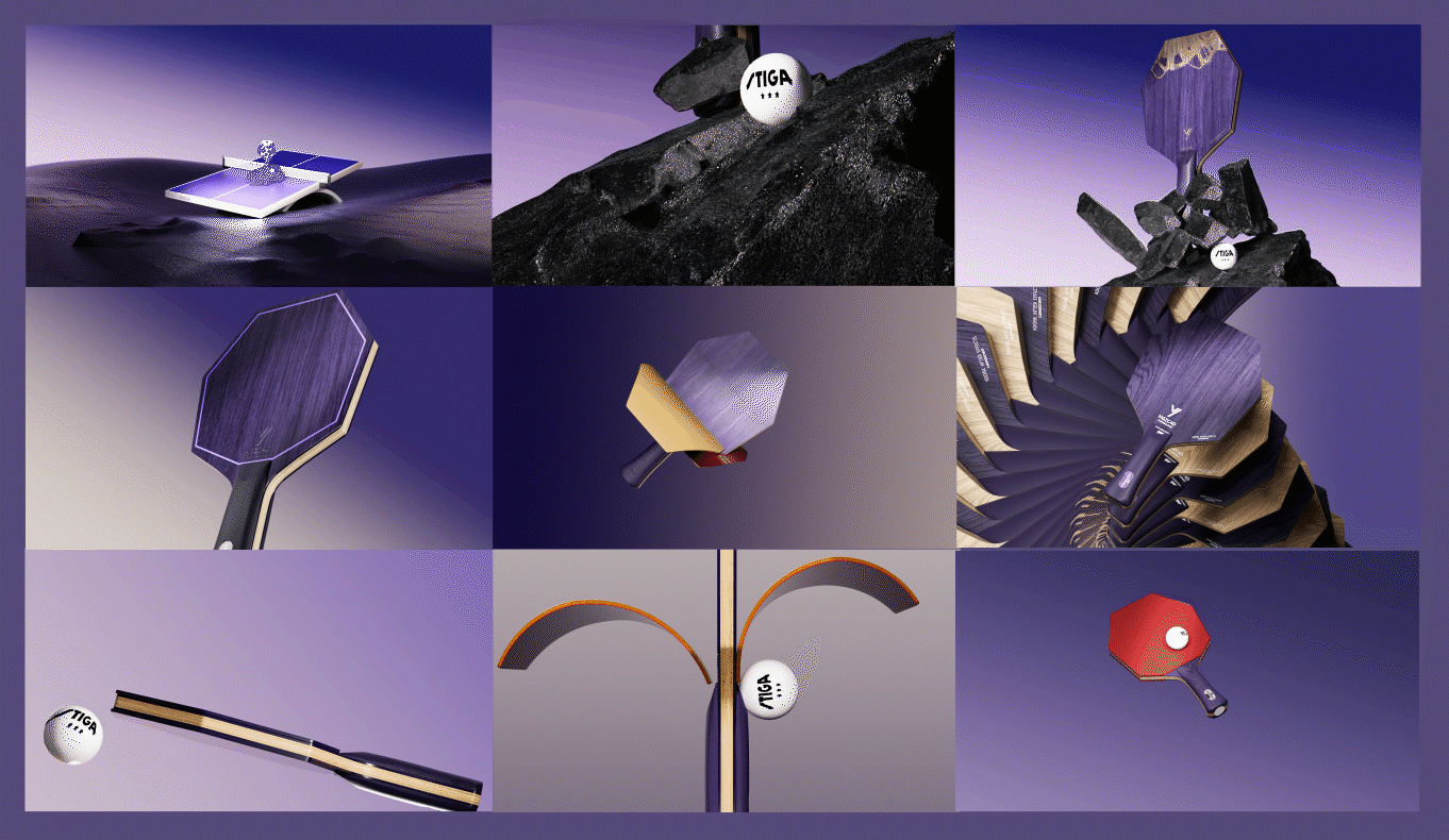 乒乓球拍 | 纯三维动画演绎