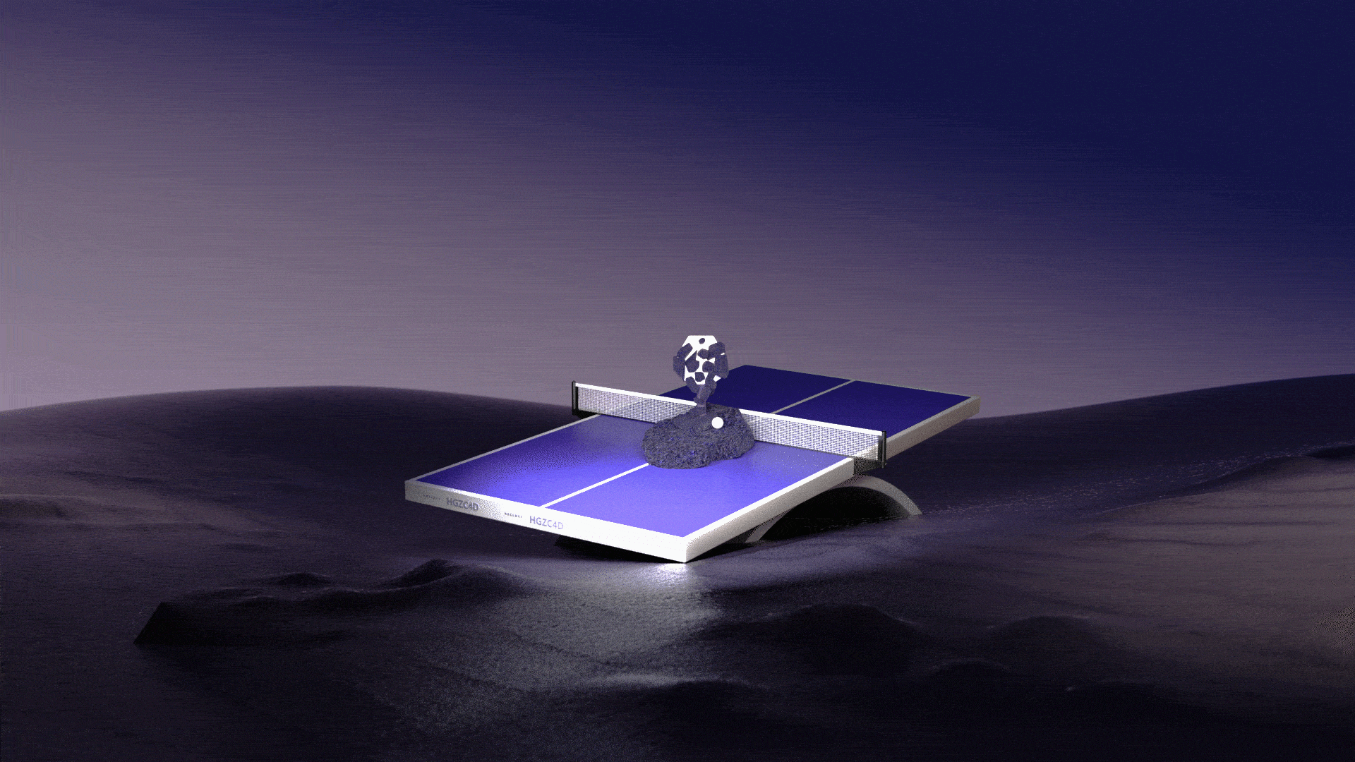 乒乓球拍 | 纯三维动画演绎