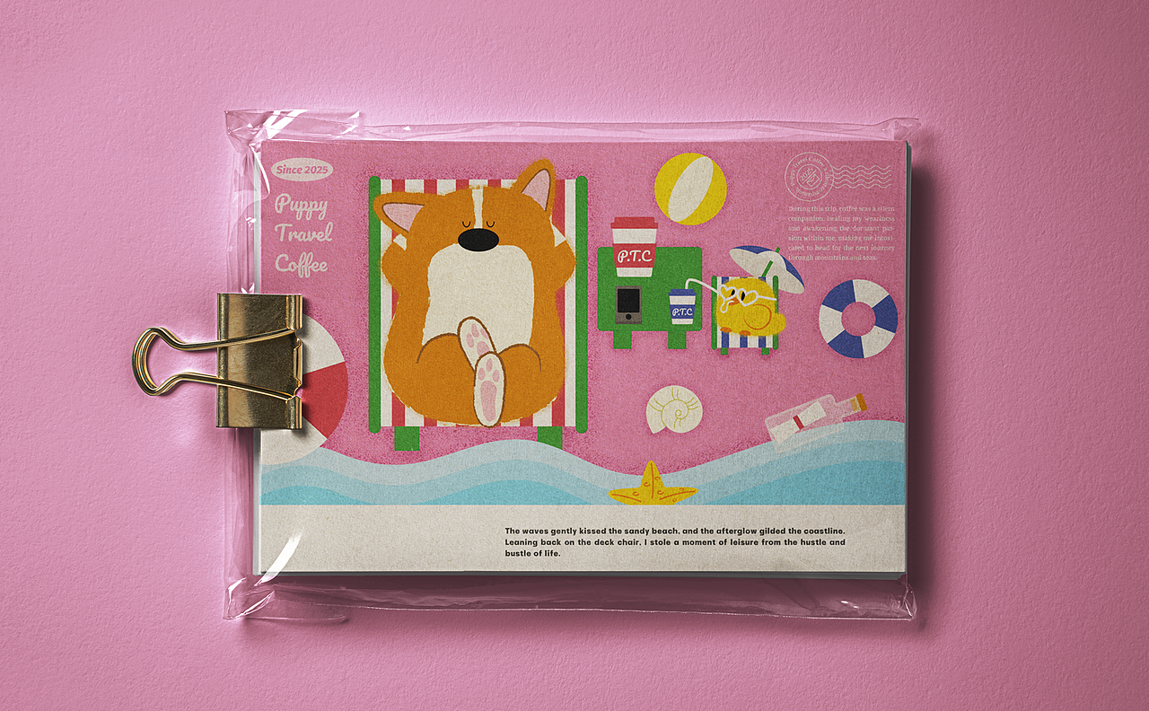 【狗狗旅行咖啡P.T.C】（图ZMzk4NjQ5NTYw） - 商业插画 - 站酷设计师JIOJIO焦焦原创素材 - 站酷ZCOOL